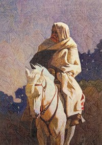 Tariq Mahmood, 28 x 42, Oil on Jute, Figurative Painting, AC-TMD-048